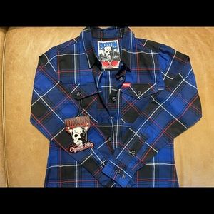NWT Dixxon Crystal Lake Flannel (S)